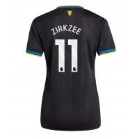 Stroje piłkarskie Manchester United Joshua Zirkzee #11 Koszulka Trzeciej dla damskie 2025-26 Krótki Rękaw